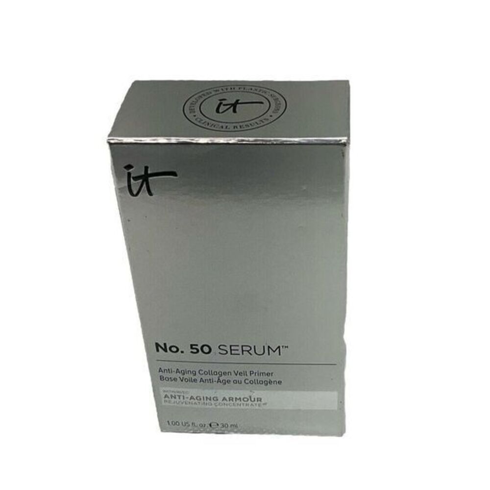 It Cosmetics No. 50 Serum Anti-Aging Collagen Veil Primer 1oz FULL SIZE! AMAZING